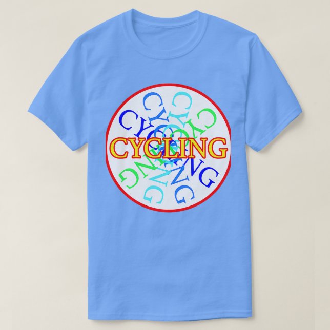 Cykling är min mantra t shirt (Design framsida)