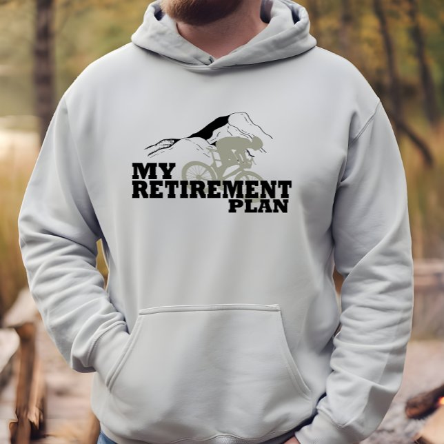 Cykling är min pension-plan hoodie (Skapare uppladdad)