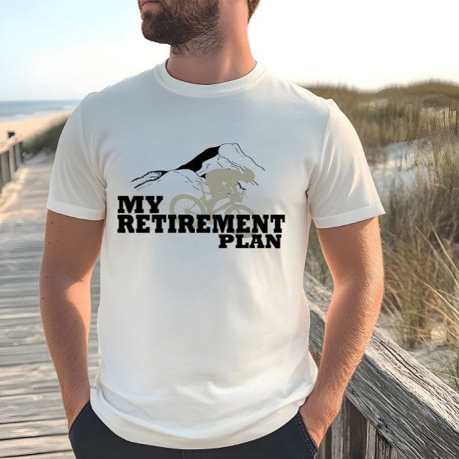 Cykling är min pension-plan t shirt (Skapare uppladdad)