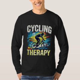 Cykling är min terapi t shirt