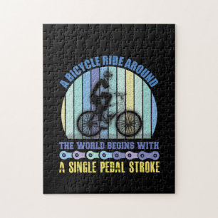 Cykling Art A Cycle Ride runt Pussel