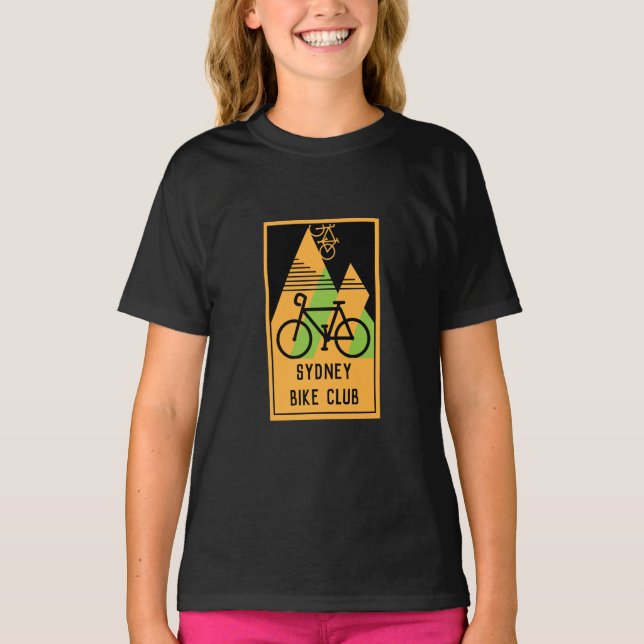 Cykling Australia T Shirt (Framsida)