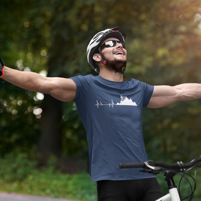 Cykling av bike-pulsslag t shirt (Skapare uppladdad)