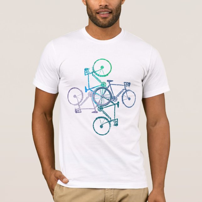 Cykling av motorcyklar | Coola Vitbok T-Shirt (Framsida)