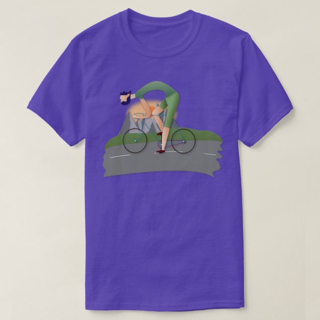 Cykling äventyr t shirt (Design framsida)