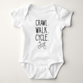 Cykling Bebis, krypa gå cykel T Shirt