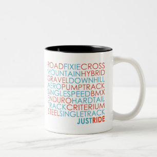 Cykling Bicycles Bikes Mountain Bike Just Ride Två-Tonad Mugg