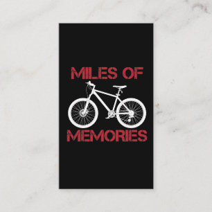 Cykling Biker Miles of Memories Äventyr Biking Visitkort