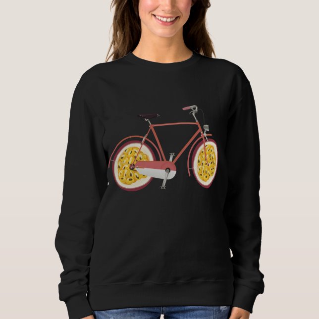 Cykling Biking Bicycle MTB Cyclist Passion Fruit W T Shirt (Framsida)