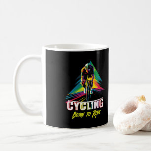 Cykling Born till Ride Kaffemugg