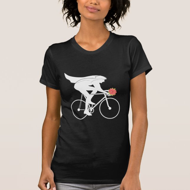 Cykling Bride T-shirt (Framsida)