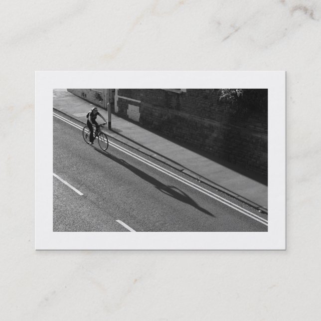 Cykling BW Visitkort (Framsida)