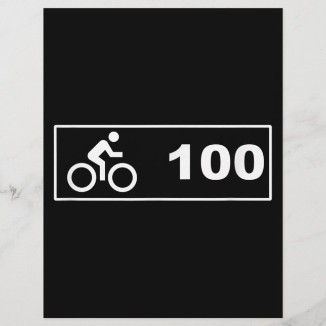 Cykling - Century Ride 100 Reklamblad (Framsidan)