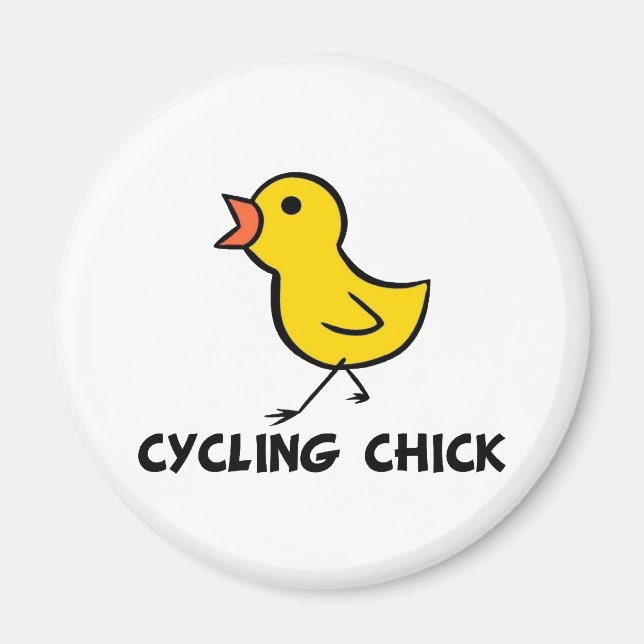 Cykling Chick Magnet (Framsidan)