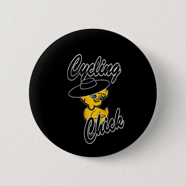 Cykling Chick nr 4 Knapp (Framsida)
