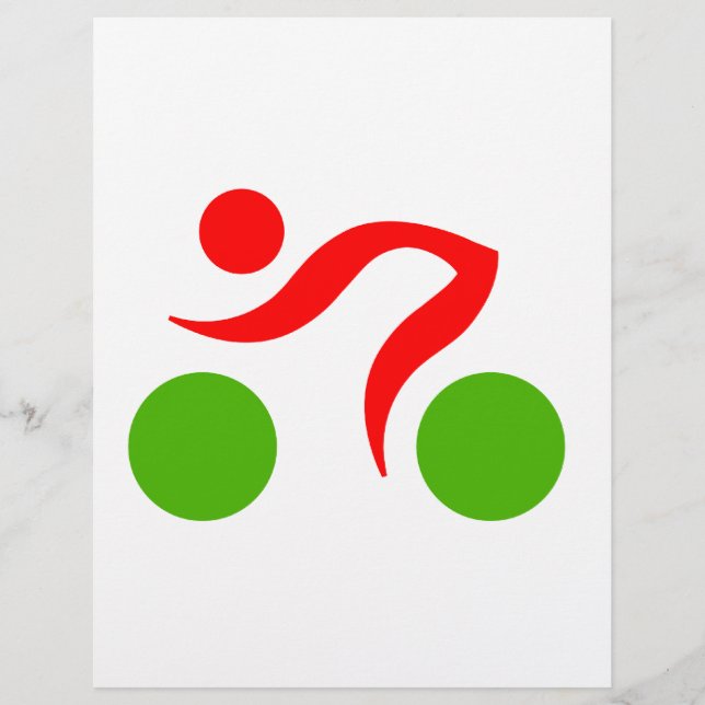 Cykling coola logotyp (Framsida)