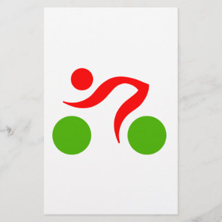 Cykling coola logotyp brevpapper