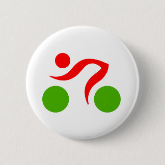 Cykling coola logotyp knapp