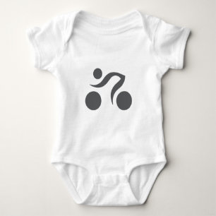 Cykling coola logotyp tee shirt