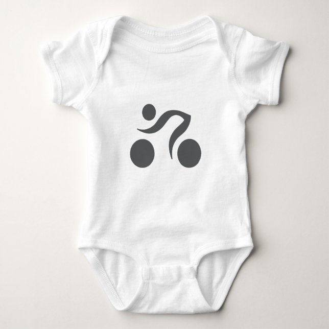 Cykling coola logotyp tee shirt (Framsida)