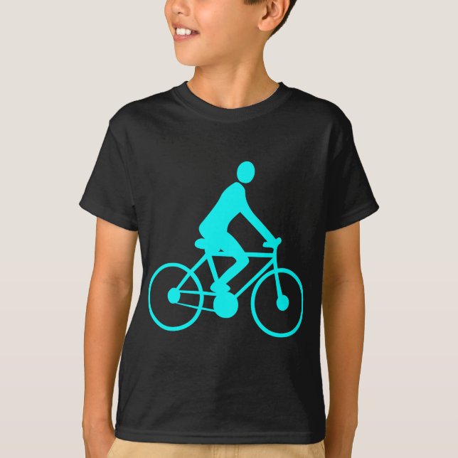 Cykling - cyan t shirt (Framsida)