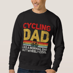 Cykling Cyclist Pappa Fars dag Lång Ärmad Tröja
