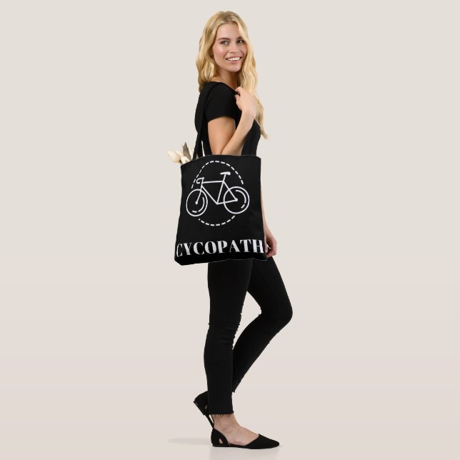 Cykling Cycopath Tote Bag Tygkasse (På modell)
