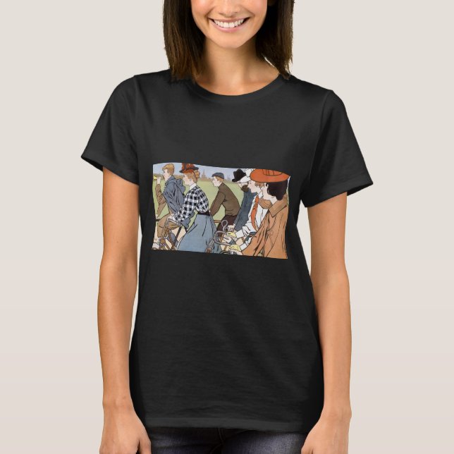 Cykling, cyklar, Van Caspel T Shirt (Framsida)