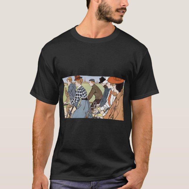 Cykling, cyklar, Van Caspel T Shirt (Framsida)