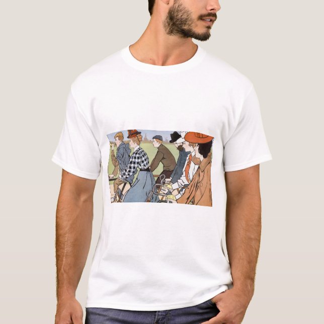 Cykling, cyklar, Van Caspel T Shirt (Framsida)