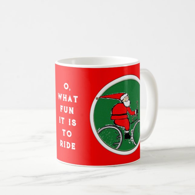 Cykling Cyklist Jul Kaffemugg (Framsida höger)