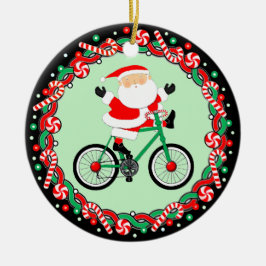 Cykling Cyklist Present För Jul Julgransprydnad Keramik