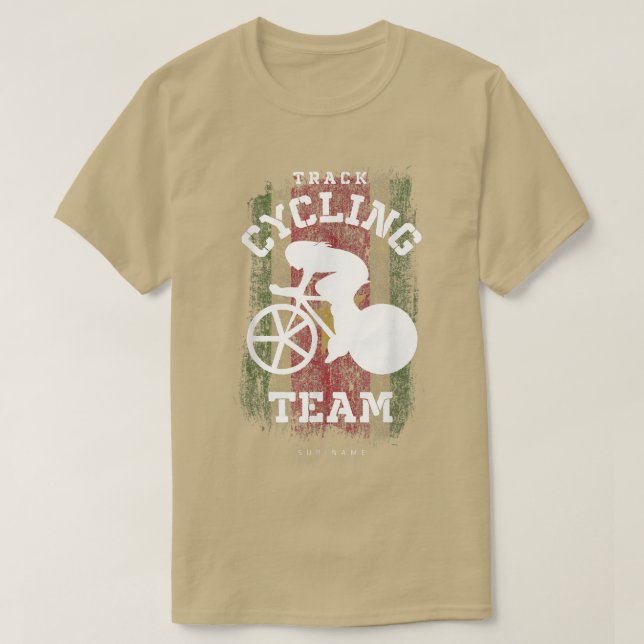 Cykling för motortrafikens spårcykel Surinam Road  T Shirt (Design framsida)