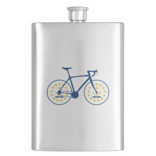 Cykling från rhode island Flagga Fickplunta