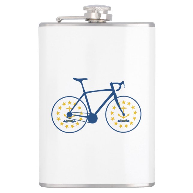Cykling från rhode island Flagga Fickplunta (Framsidan)