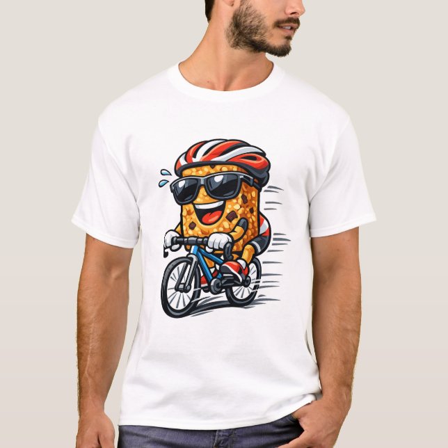 Cykling Frukostbar T Shirt (Framsida)