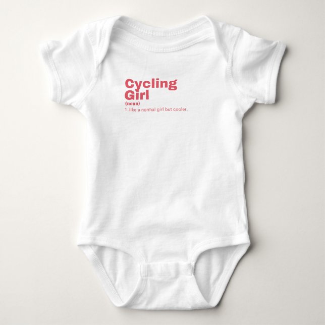 Cykling Girl - Cycling T Shirt (Framsida)