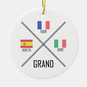 Cykling Grand Tours Julgransprydnad Keramik