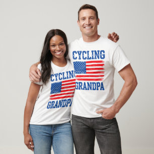 Cykling Grandpa American Pride Tee