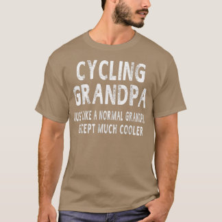 Cykling Grandpa Fars dag ger Grandpa Manar T Shirt