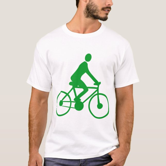 Cykling - Grönt av gräs Tee (Framsida)