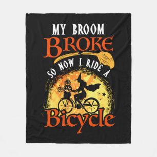 Cykling Halloween-cykeldrivrutin 102 cykel Fleecefilt