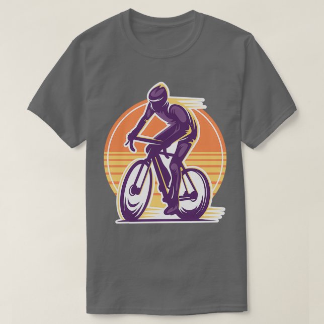 Cykling i berg t shirt (Design framsida)