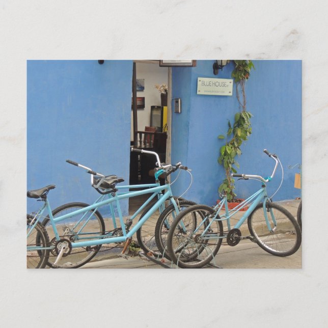 Cykling i Cartagena Colombia Vykort (Framsida)