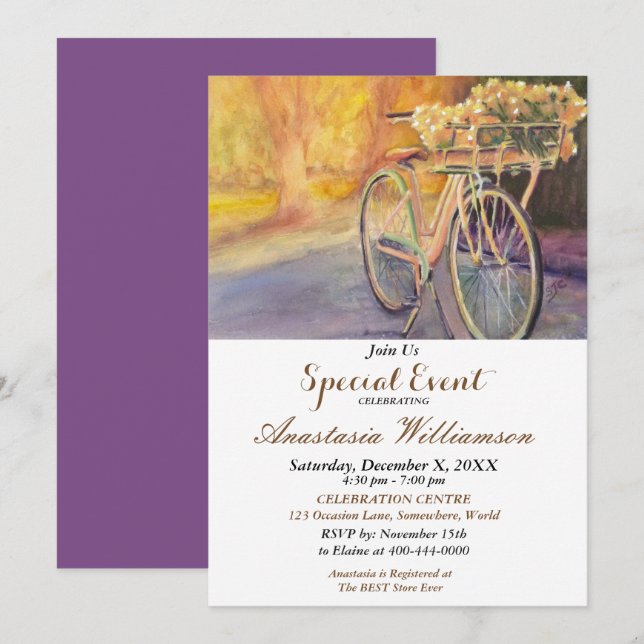 CYKLING I PARKEN FESTLIG EVENT INBJUDAN (Fram/baksida)