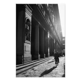 Cykling in Firenze Fototryck