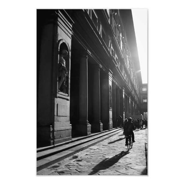 Cykling in Firenze Fototryck (Framsidan)