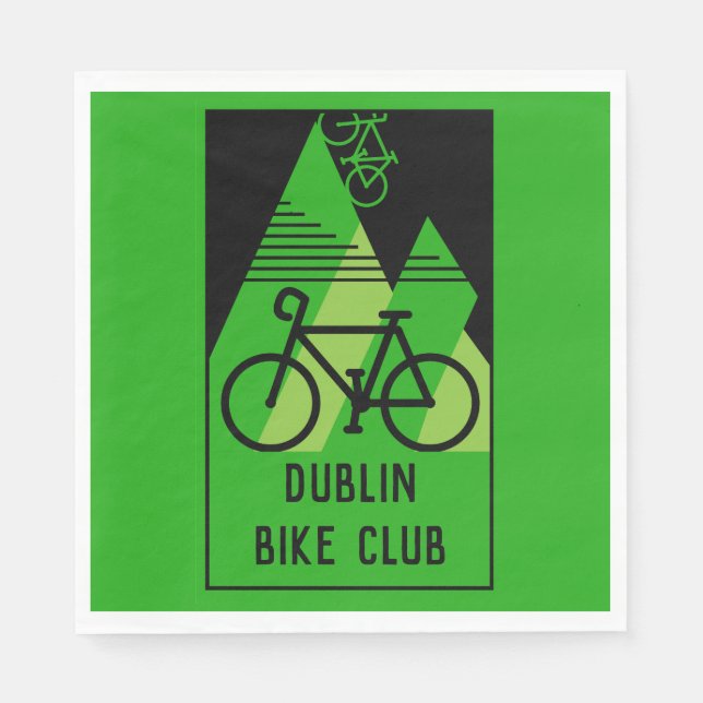 Cykling Ireland Pappersservett (Framsidan)