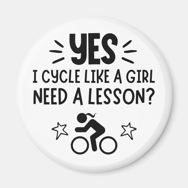 Cykling: Ja, jag spelar som en tjej, behöver du en Magnet (Framsidan)