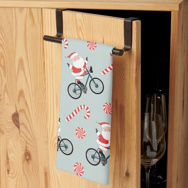 Cykling Jul Köks Handduk Kökshandduk (Thirds Fold)